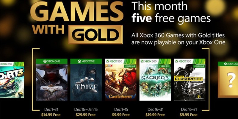Games with Gold na grudzień