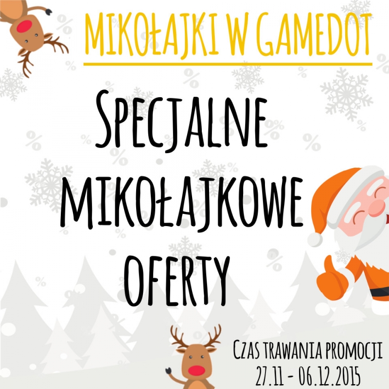 Rozpoczynamy Mikołajki w sklepie Gamedot - gamedot.pl