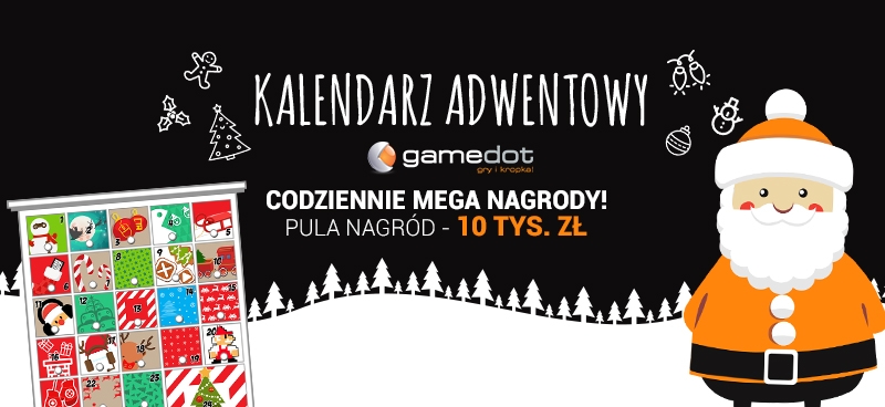 Kalendarz Adwentowy Gamedot – szał świątecznych prezentów