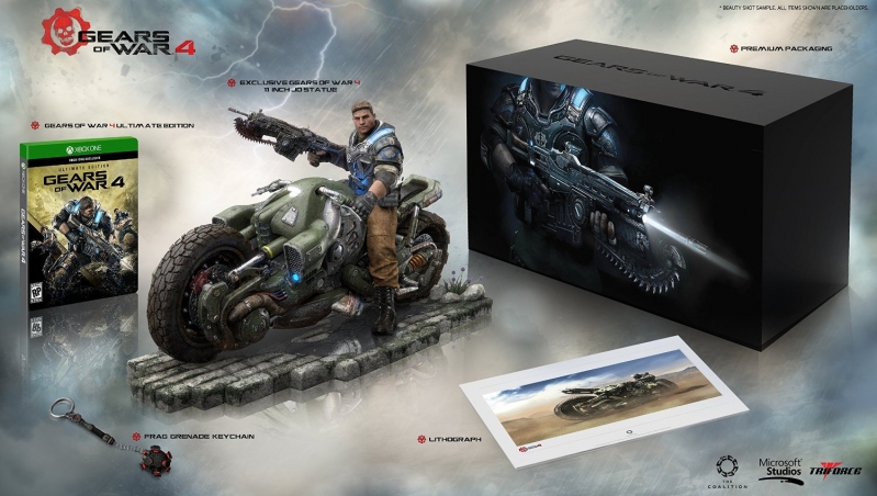 Znamy skład edycji kolekcjonerskiej Gears of War 4! - gamedot.pl