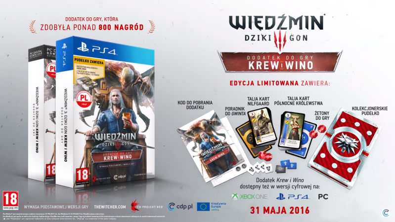 Wiedźmin 3: Dziki Gon - Krew i Wino oficjalna data premiery ujawniona! - gamedot.pl