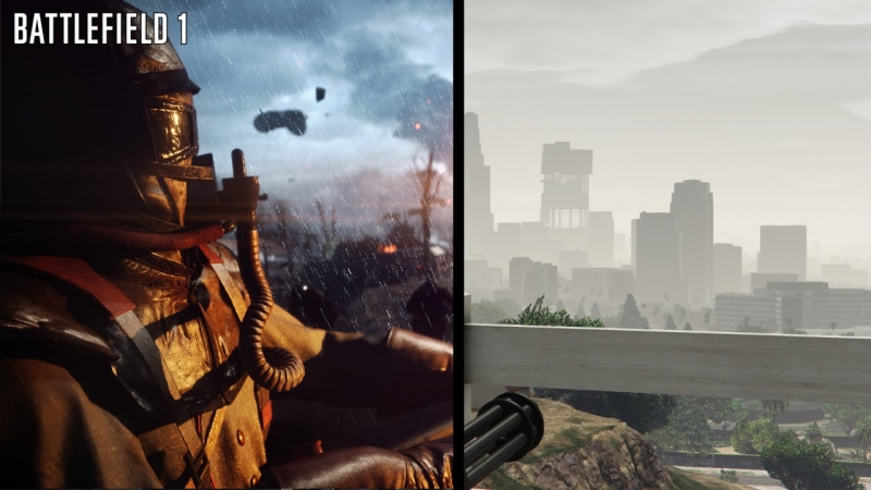 Zwiastun Battlefield 1 odtworzony w GTA V
