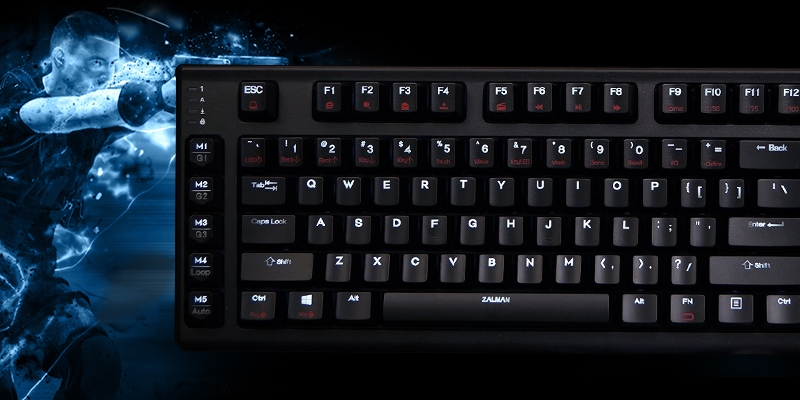 Zalman K700M - test ciekawej klawiatury mechanicznej