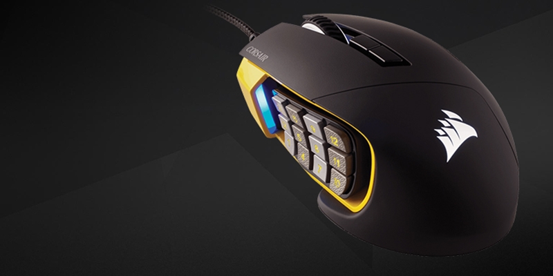 Corsair Scimitar RGB Optical MOBA/MMO Gaming Mouse - test interesującego gryzonia dla fanatyków