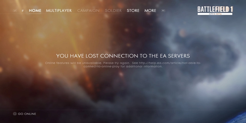 Beta Battlefield 1 przerwana przez atak hakerów