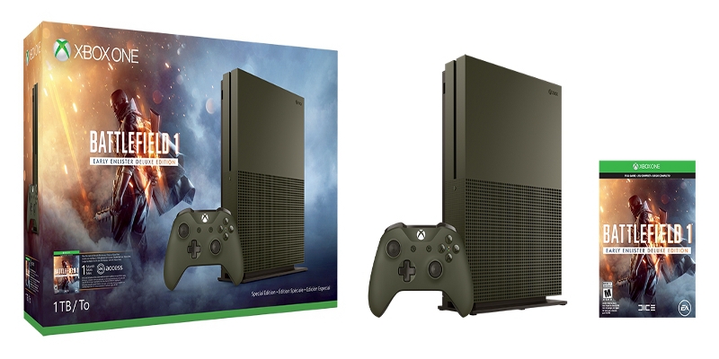 Microsoft zapowiada Xbox One S z motywem Battlefielda 1
