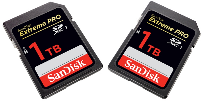 SanDisk zaprezentował kartę SD o pojemności 1 TB