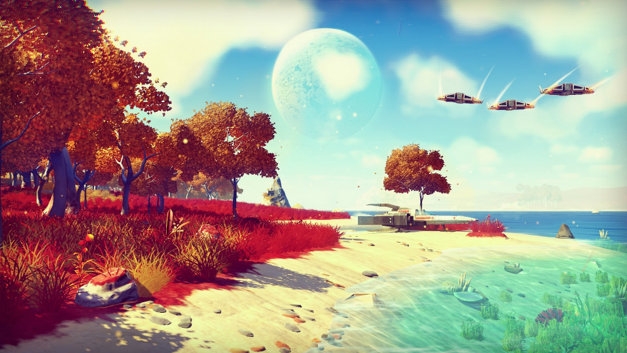 No Man's Sky pod lupą