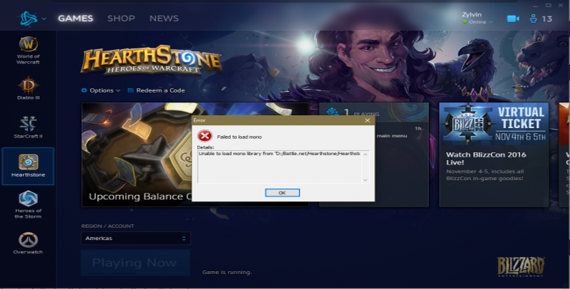 Hearthstone: dzisiejsza aktualizacja nie pozwala na uruchomienie gry. Sprawdźcie jak uporać się z tym problemem