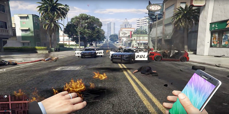 Mordercze Galaxy Note 7 demolują Los Santos