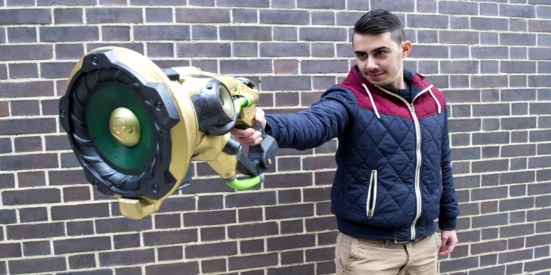 Overwatch: pistolet Lucio odtworzony przy pomocy drukarki 3D