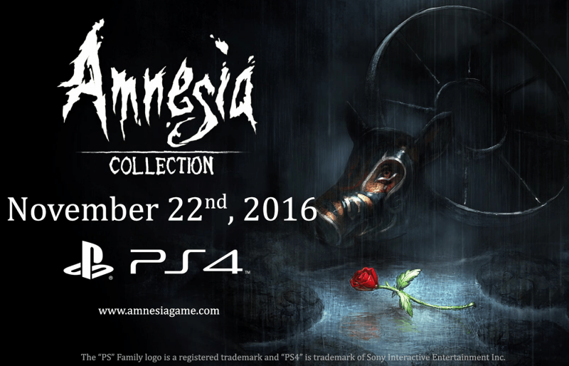 Stanie się coś naprawdę strasznego… Amnesia: The Collection zmierza na PS4!