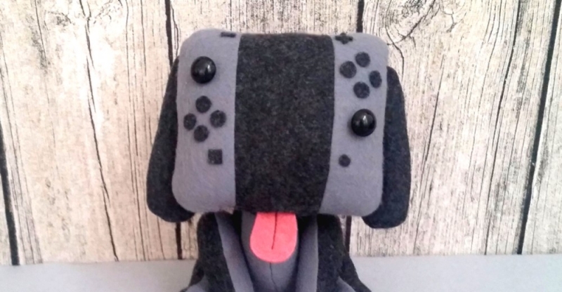 Nintendo Switch zmienione w pluszowego psa - fantazja Internetu się spełniła