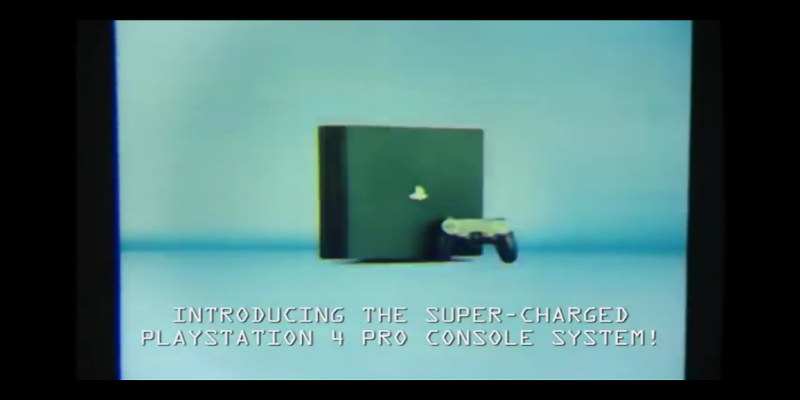 PlayStation 4 Pro odbyło podróż w czasie do lat 80-tych. Zobacz reklamę w stylu retro