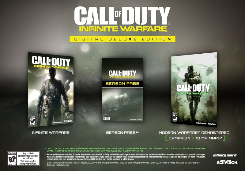 Edycja Deluxe Call of Duty: Infinite Warfare sprzedaje się lepiej niż podstawka