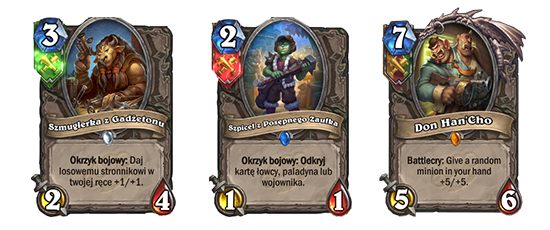 Hearthstone karty Gadżetonu