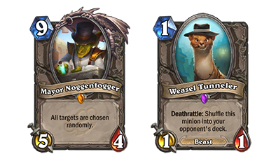Hearthstone Gadżeton karty