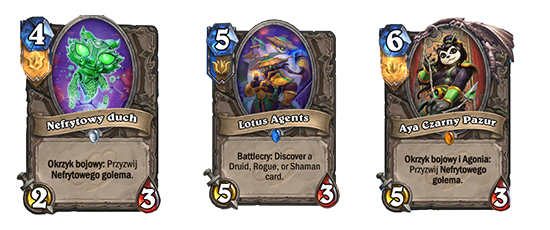 hearthstone karty Gadżetonu