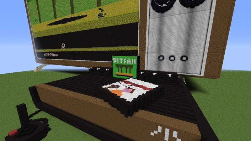 Emulator Atari 2600 zbudowany w Minecrafcie