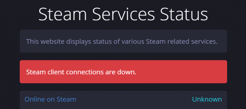 Tak Steam nie działa