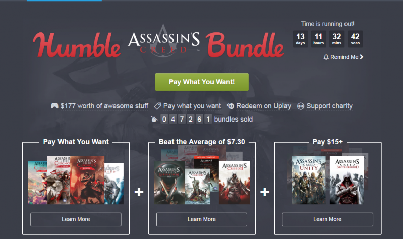 Humble Assassin’s Creed Bundle - i ty możesz zostać Asasynem