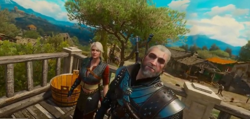 Geralt robi sobie selfie z Ciri - sprawdź mod dodający do Wiedźmina 3 selfie stick