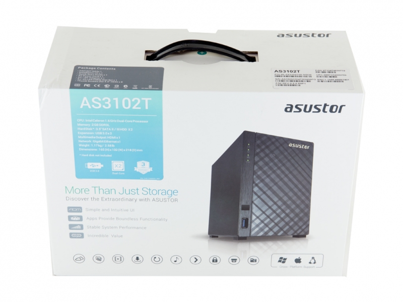 ASUSTOR AS3102T – test wydajnego Nasa