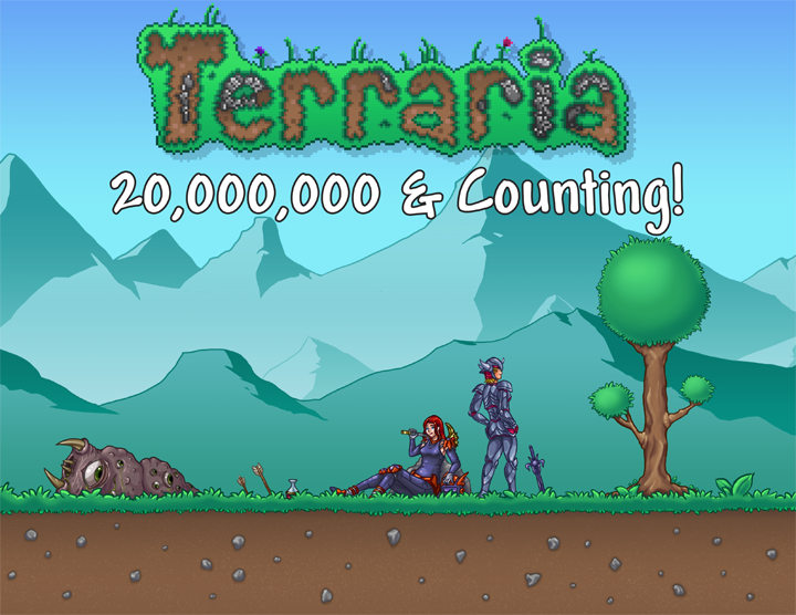 Terraria sprzedała się w 20 mln egzemplarzy