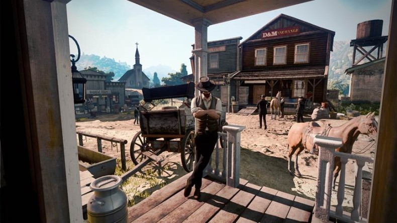 Obrazek z Red Dead Redempion 2 to fake