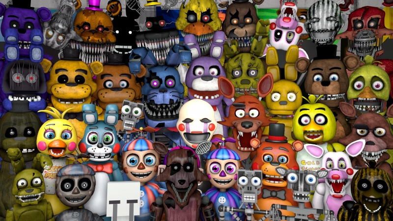 Five Nights at Freddy's 6 skasowane