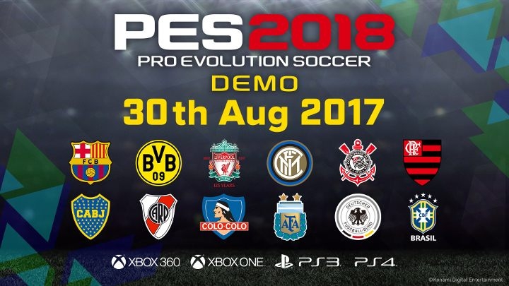 Demo PES 2018 dostępne za kilka dni na konsolach