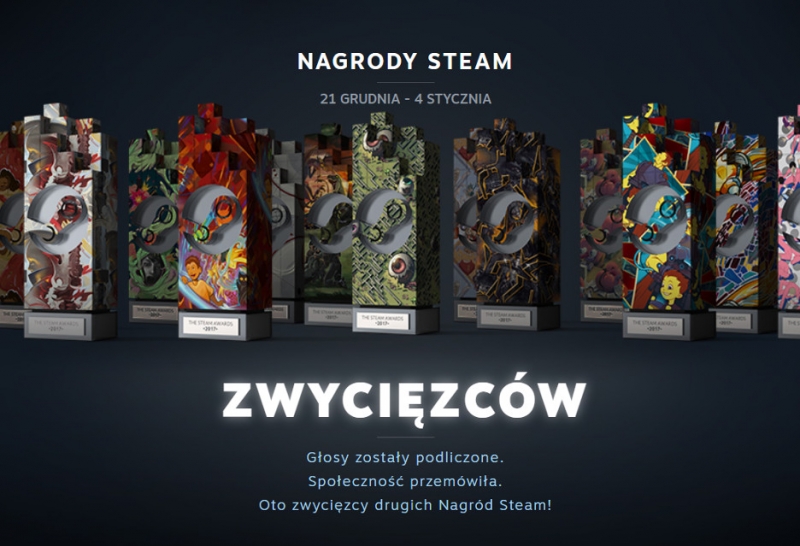 Nagrody Steam za 2017 rok rozdane