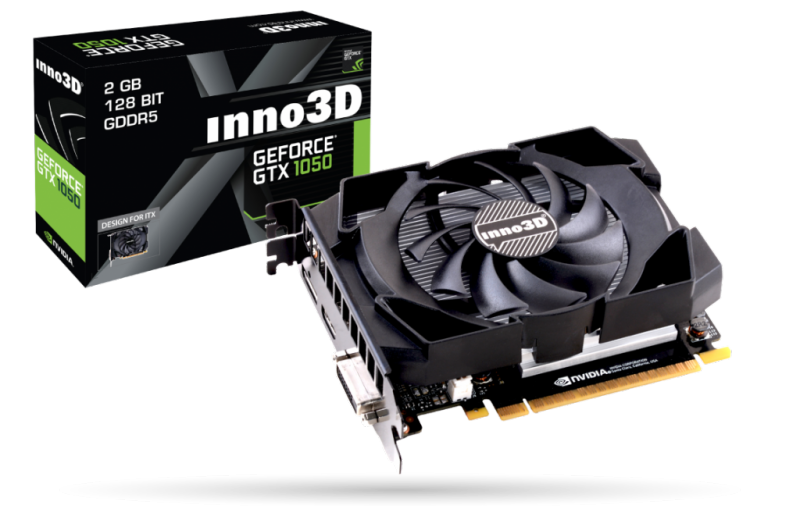 Inno3D GeForce GTX 1050 Compact – grafika dla małych pecetów