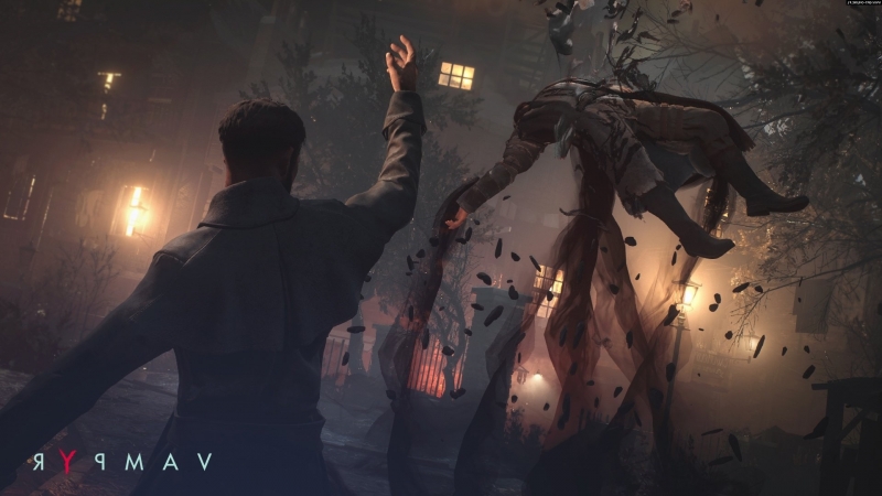 Vampyr na długim gameplayu.