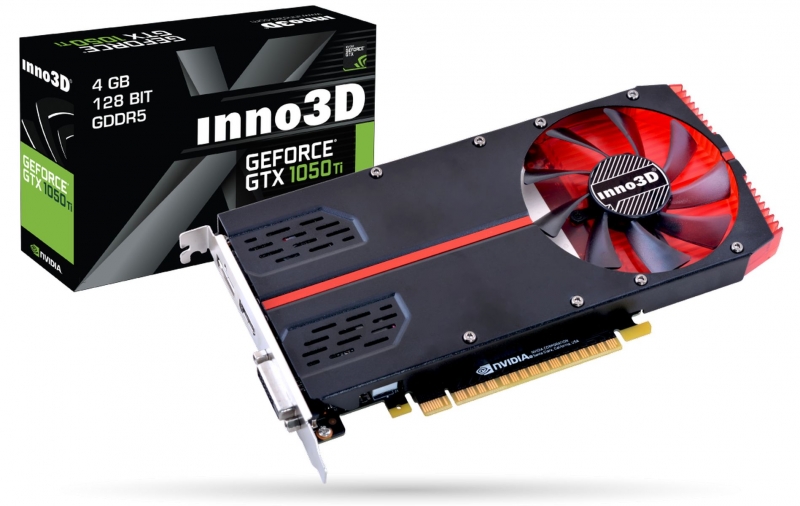 Inno3D GeForce GTX 1050 Ti zajmuje mniej miejsca
