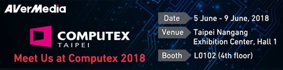 AVerMedia zaprasza na Computex 2018 - gamedot.pl