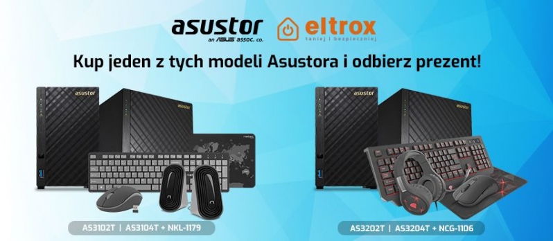 Asustor: kup NAS-a i zdobądź atrakcyjne akcesoria komputerowe - gamedot.pl