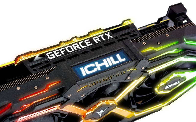 INNO3D: RTX 2070 iChill X3 Jekyll - karta graficzna z wyświetlaczem