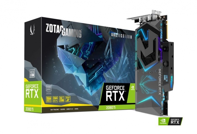 Karta graficzna Zotac GeForce RTX 2080 Ti ArcticStorm z blokiem wodnym już w ofercie.