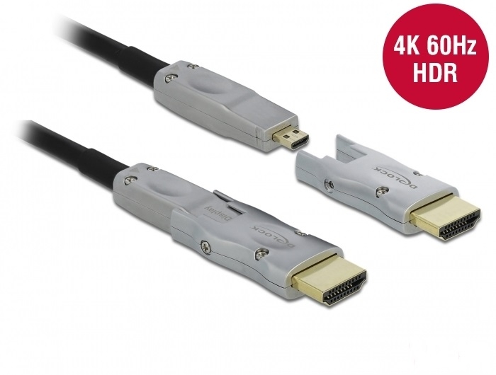 Obraz w jakości 4K na odległość 30 metrów? Z kablami HDMI Delock to możliwe
