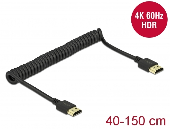 Delock wprowadza spiralny kabel HDMI 4K