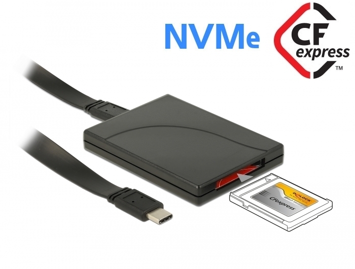 Delock: czytnik kart pamięci CFexpress z interfejsem USB-C