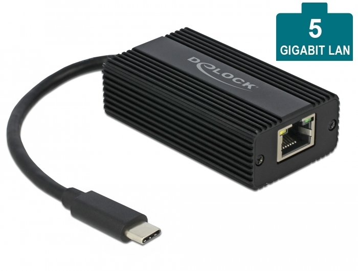 1 Gbps to za mało? Delock wprowadza adapter USB-C do LAN 5 Gbps