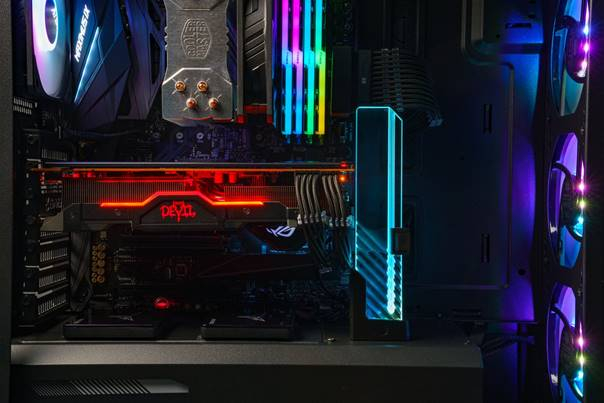 Cooler Master: efektowny wspornik dla kart MasterAccessory ARGB GPU Support Bracket - gamedot.pl