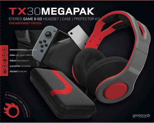 Gioteck TX30 Megapak PS4 - zestaw słuchawkowy dla graczy już dostępny w Polsce