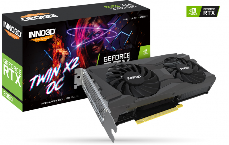 Inno3D GeForce RTX 3050 Twin X2 OC – już dostępna w sprzedaży