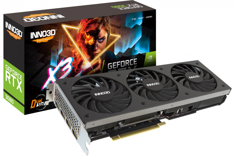 Inno3d GeForce RTX 3080 12GB X3 OC LHR - jeszcze więcej pamięci