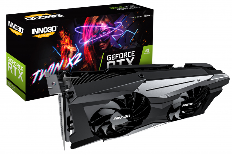 Inno3D GeForce RTX 3080 Twin X2 OC LHR - wysoka wydajność, ale nie dla kopaczy kryptowalut