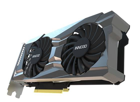 INNO3D GeForce RTX 3050 TWIN X2 - standardowo taktowana karta graficzna ze średniej półki