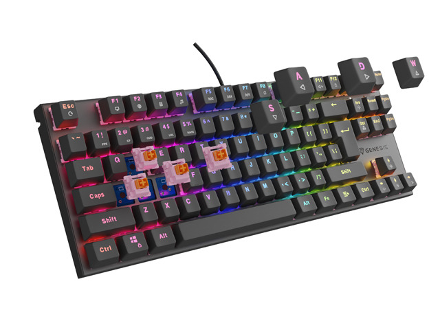 Premiera: Genesis Thor 303 TKL Silent Switch — klawiatura mechaniczna z przełącznikami Outemu Peach Silent